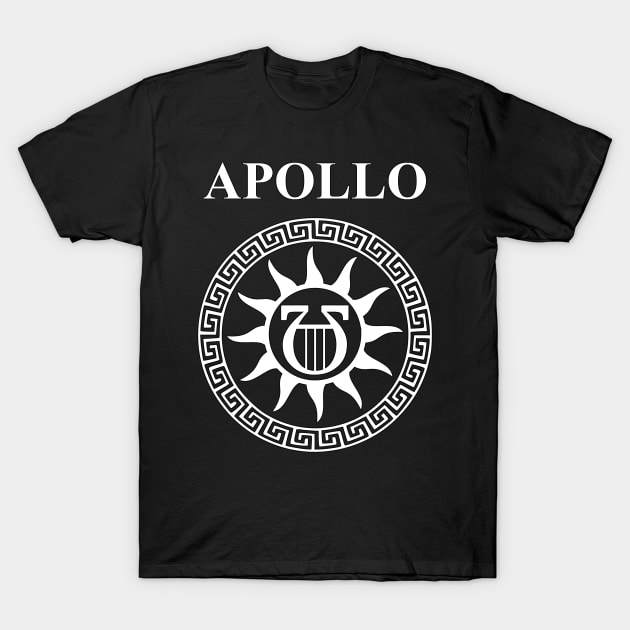 Apollo Greek God T-Shirt by AgemaApparel